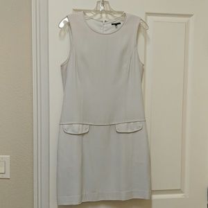 Perfectly fitted ivory dress from Theory